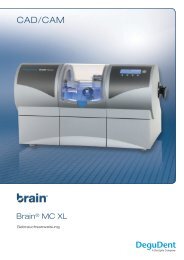 Gebrauchsanleitung Brain MC XL GerÃ¤t - DeguDent GmbH