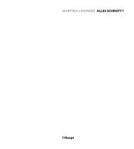 MARTINA LAUINGER ALLES SCHROTT? - Haupt Verlag