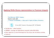 Applying Mellin-Barnes representations to Feynman integrals