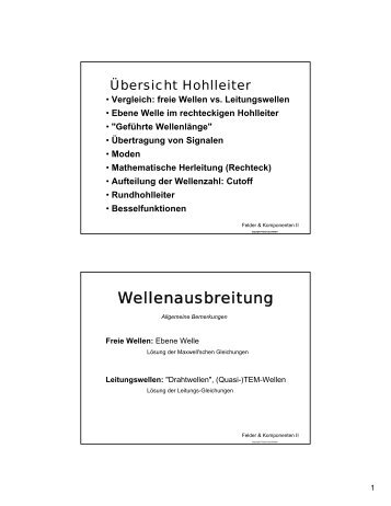 Wellenausbreitung