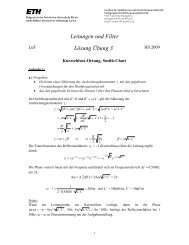 Leitungen und Filter Lösung Übung 3