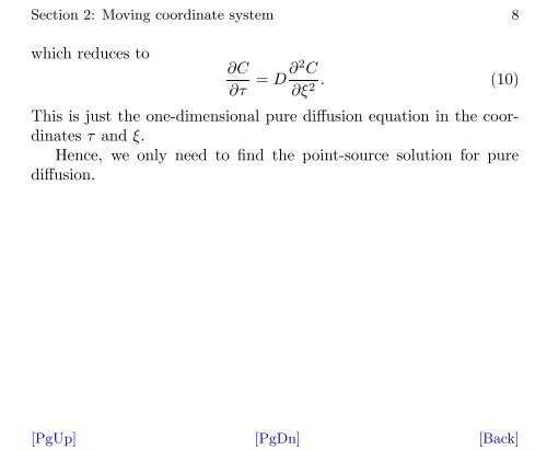 Instantaneous Point-source Solution - IfH
