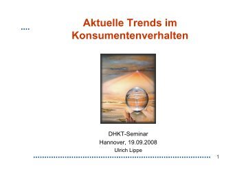 Aktuelle Trends im Konsumentenverhalten