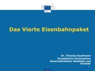 Dr. Thomas Kaufmann, EuropÃ¤ische Kommision