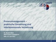 Prozessmanagement â praktische Umsetzung ... - ifib consult GmbH