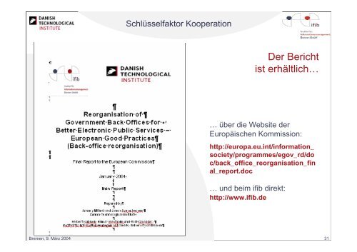 SchlÃ¼sselfaktor Kooperation - ifib