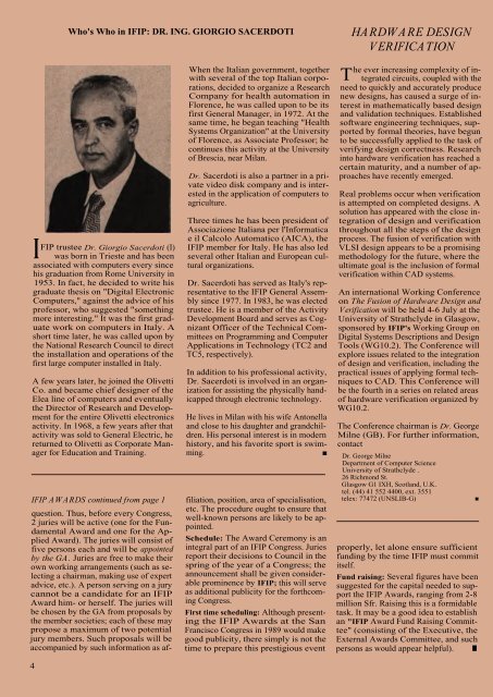 March 1988 - IFIP