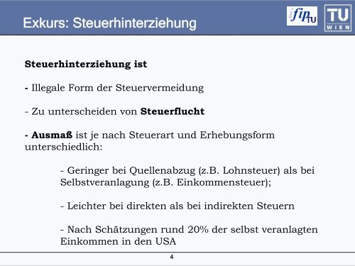 Steuerwirkungen - IFIP