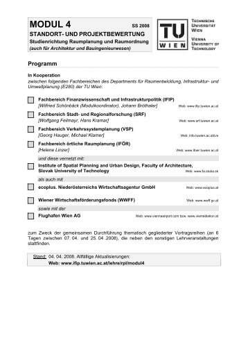 MODUL 4 - IFIP - Technische UniversitÃ¤t Wien