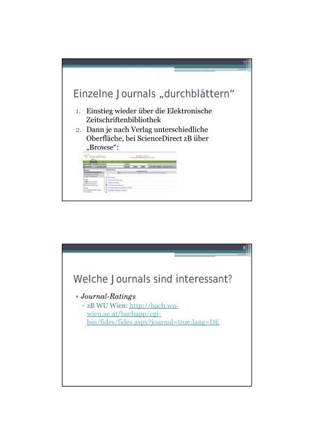 Literatur-Recherchetechnik und Vorstellung der wichtigsten ... - IFIP