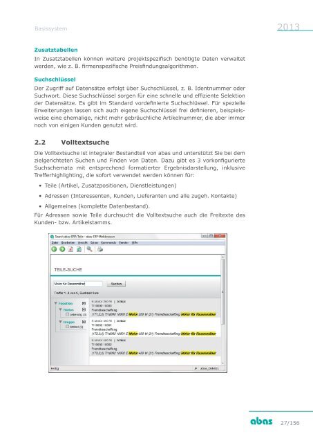 Leistungsbeschreibung abas Business Suite - ABAS Software AG