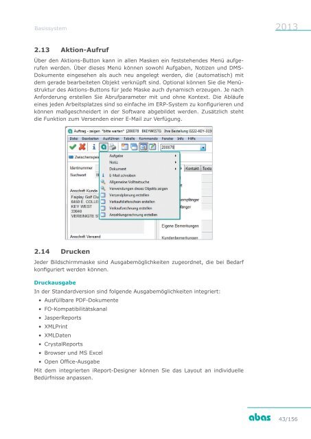 Leistungsbeschreibung abas Business Suite - ABAS Software AG