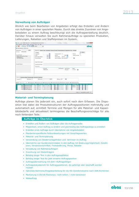 Leistungsbeschreibung abas Business Suite - ABAS Software AG