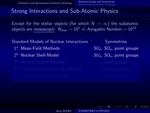 SYMMETRIES in PHYSICS