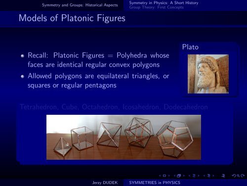 SYMMETRIES in PHYSICS