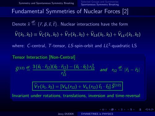 SYMMETRIES in PHYSICS