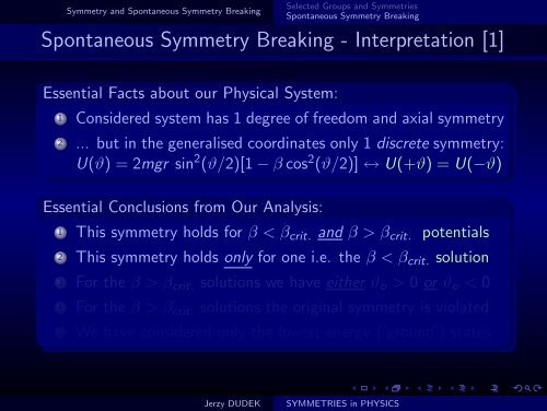 SYMMETRIES in PHYSICS