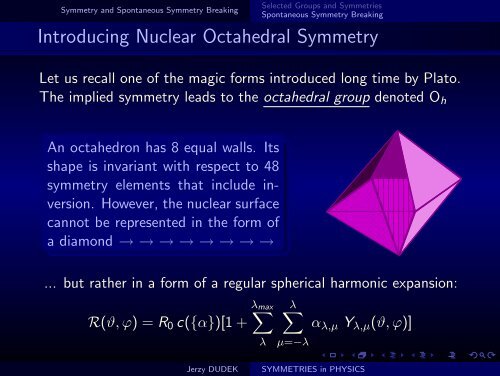 SYMMETRIES in PHYSICS