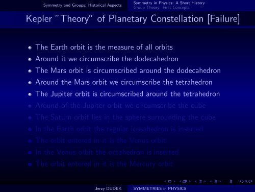 SYMMETRIES in PHYSICS