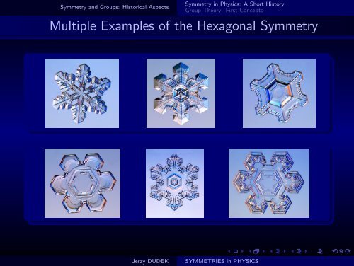 SYMMETRIES in PHYSICS