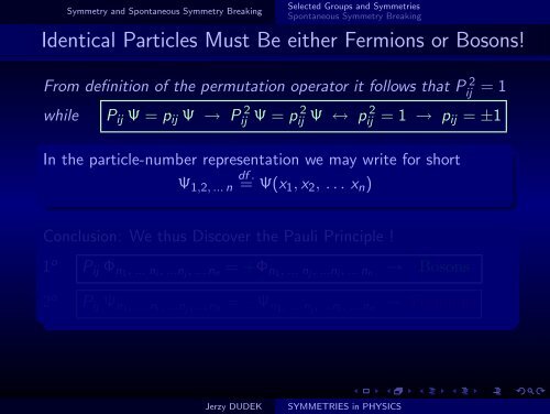 SYMMETRIES in PHYSICS