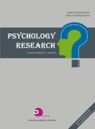 Psychology Research - IFL