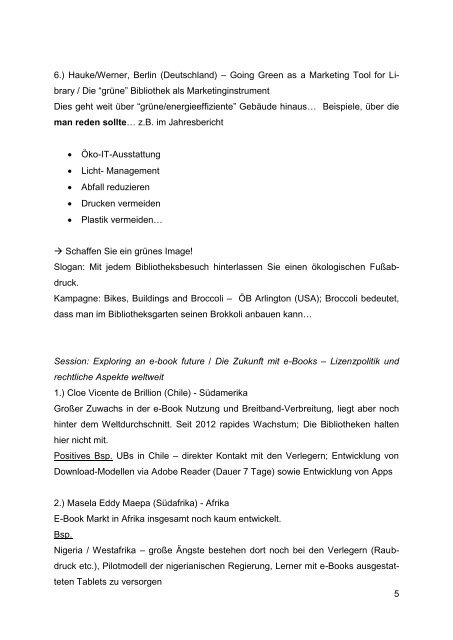 Frau Dr. Hannelore Vogt, Stadtbibliothek Köln - Die IFLA in ...