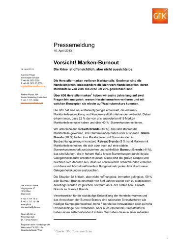 Pressemeldung - GfK