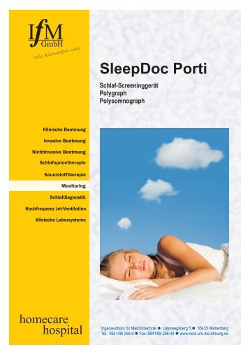 SleepDoc Porti-Serie - IfM GmbH