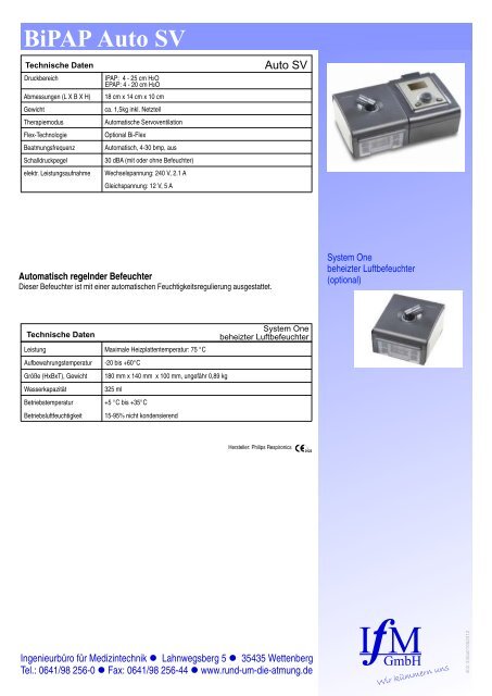 BiPAP autoSV