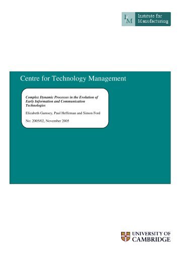 Download PDF - Institute for Manufacturing - University of Cambridge