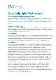 Case study: Syfer Technology - Institute for Manufacturing