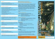 AdventsgÃ¤ssle in Ochsenfurt - der etwas andere ... - Stadt Ochsenfurt