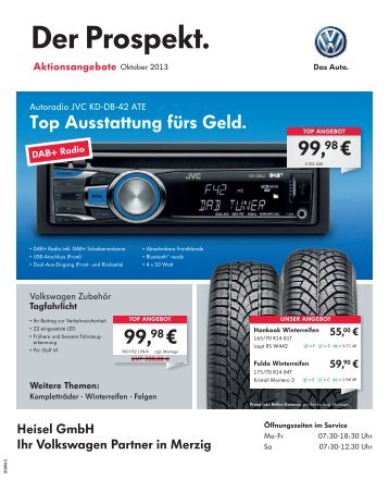 Der Prospekt. - Autohaus Heisel GmbH