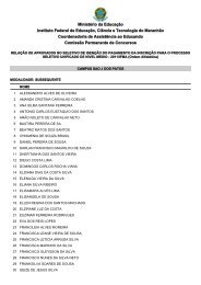 Comissão Permanente de Concursos Coordenadoria de ... - IFMa