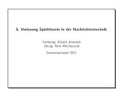 6. Vorlesung Spieltheorie in der Nachrichtentechnik