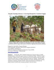 Organic Farming in Kenya: A Growing Demand for ... - ifoam