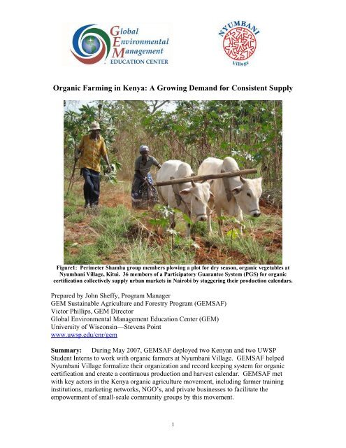 Organic Farming in Kenya: A Growing Demand for ... - ifoam