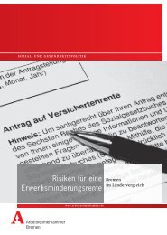 Risiken fÃ¼r eine Erwerbsminderungsrente - bei der ...