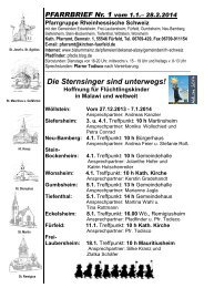 Pfarrbrief 01-2014 - Bistum Mainz