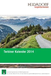Terbiner Kalender 2014 - Heidadorf