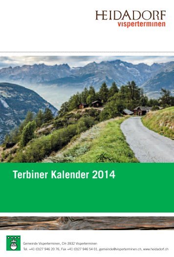 Terbiner Kalender 2014 - Heidadorf