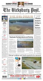 Floodwaters flushing bottom out of farming - Advantage Newspaper ...