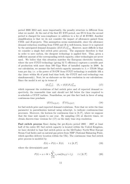 A quantitative approach to carbon price risk modeling - CiteSeerX