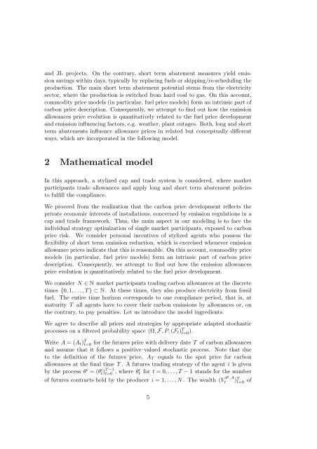 A quantitative approach to carbon price risk modeling - CiteSeerX