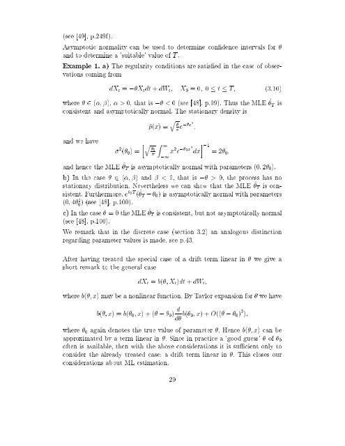 Estimation in Financial Models - RiskLab