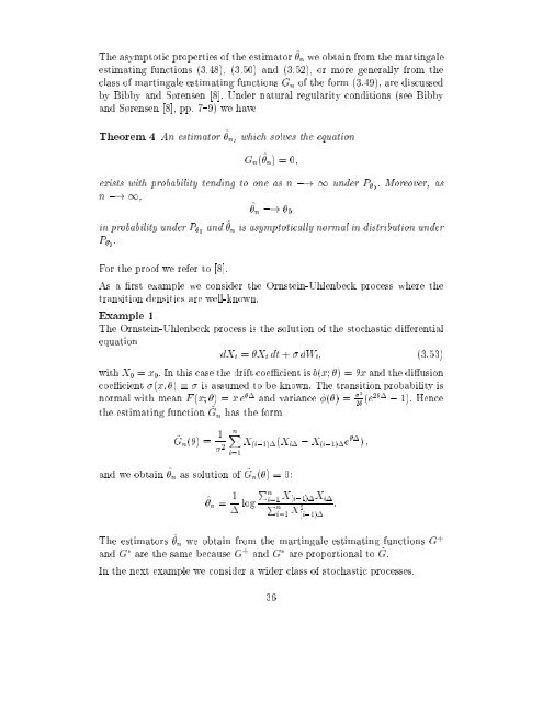 Estimation in Financial Models - RiskLab