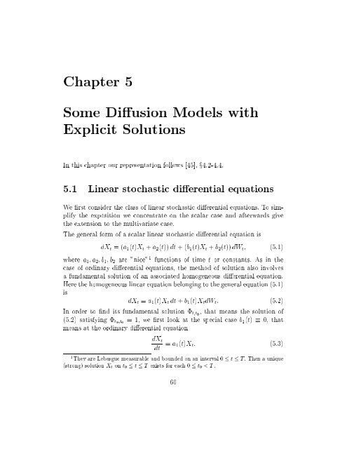 Estimation in Financial Models - RiskLab