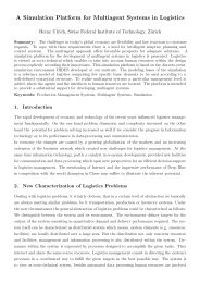 A Simulation Platform for Multiagent Systems in Logistics - IFOR