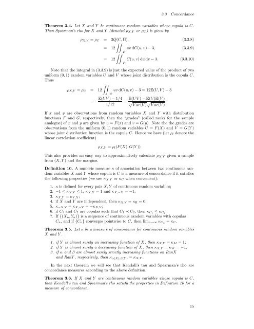 Modelling Dependence with Copulas - IFOR